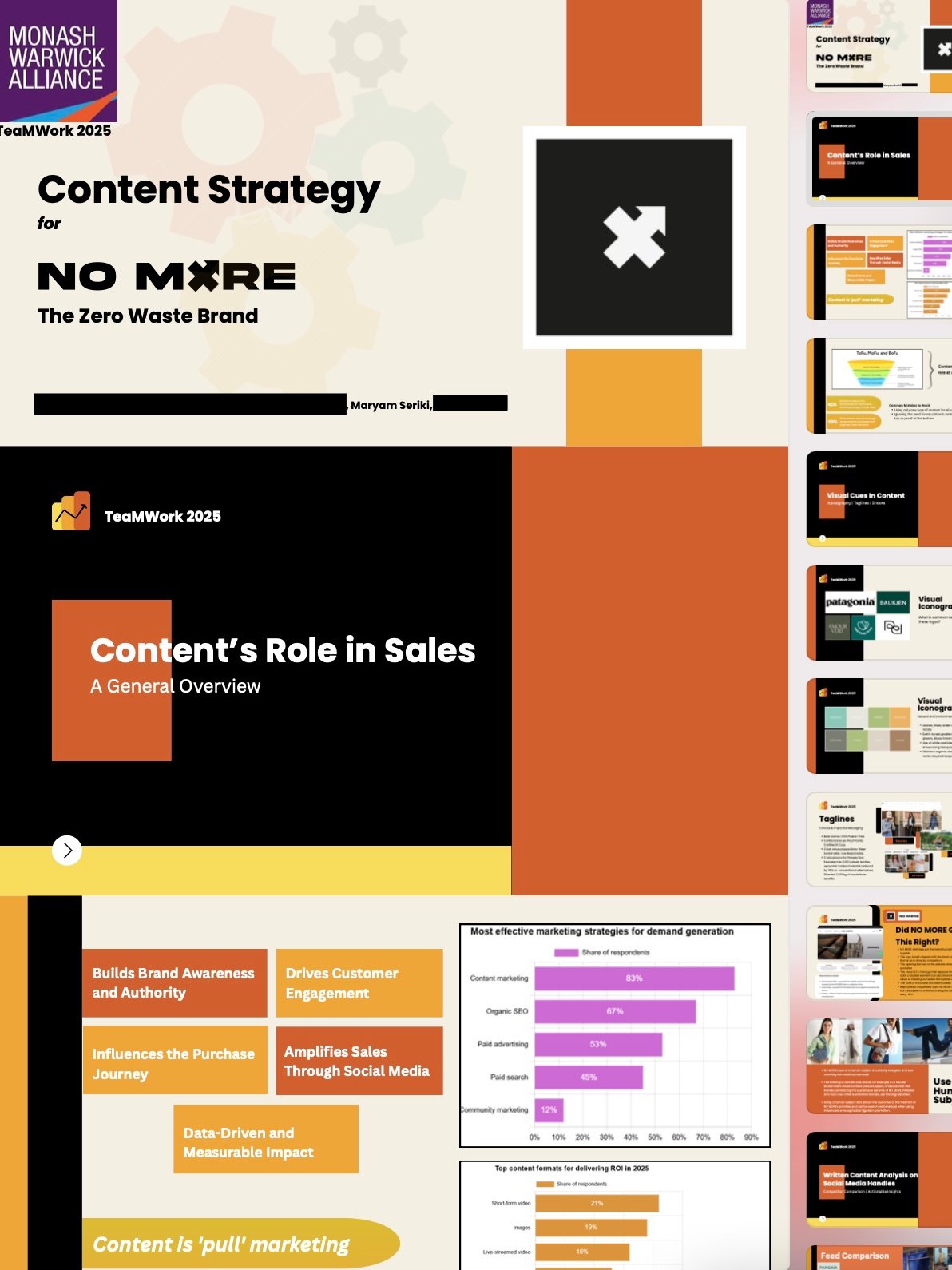Summer Marketing Project