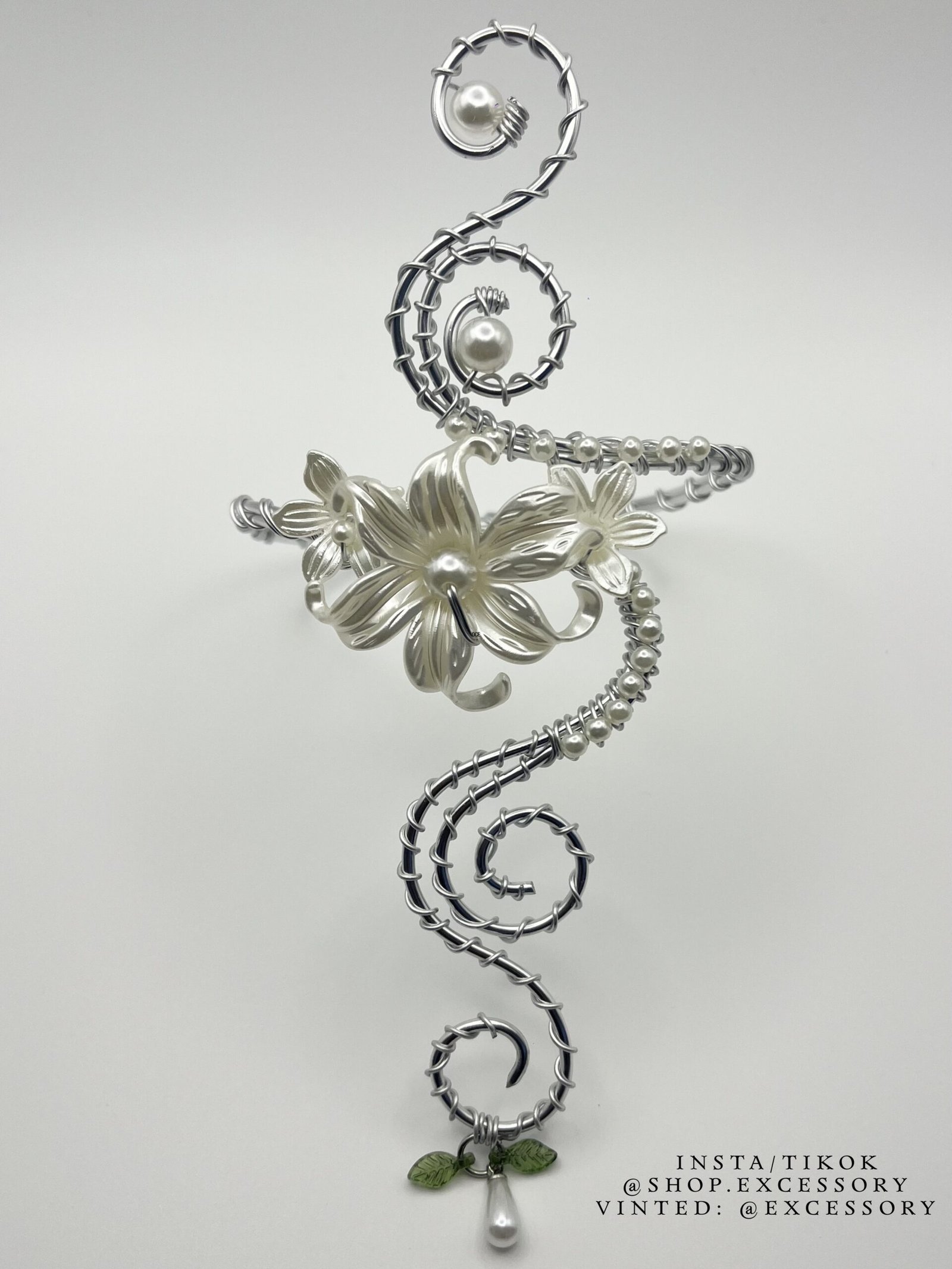 Handmade Floral Arm Cuff from collection